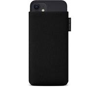 Adore June Classic Recycled Noir Housse de Protection Compatible avec iPhone 13 Mini/iPhone 12 Mini, Tissu de R-PES Moderne et Durable. Fabriqué en Europe