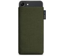 Adore June Classic Vert-Olive Housse Compatible avec Galaxy S25 / Galaxy S24 / S23 / S22, Pochette Établie Résistant Textile avec Affichage Nettoyage Effet