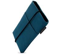 Adore June Housse Bene Compatible avec 6,7-7,0 Pouce Smartphones (comme iPhone 16 Pro Max, 16 Plus, Galaxy S25 Ultra, S24 Ultra, Pixel 8 Pro), Fermeture en Caoutchouc, Couleur Bleu-Océan