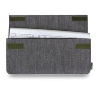 Adore June Keeb Business Housse Compatible avec Apple Wireless Keyboard, Fait sur Mesure Case pour Clavier - Gris/Noir