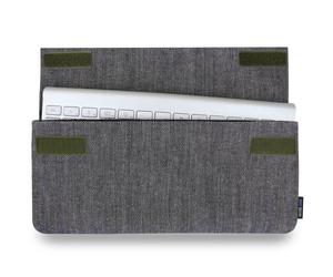 Adore June Keeb Business Housse Compatible avec Apple Wireless Keyboard, Fait sur Mesure Case pour Clavier - Gris/Noir