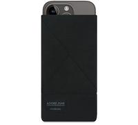 Adore June Triangle Noir Housse Pochette Compatible avec iPhone 15 14 / iPhone 15 14 Pro, avec l'effet de Nettoyage d'affichage, Fabriqué en Europe