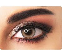 ADORE - Lentilles de Contact Couleur Jaune - Lentilles Sans Correction - Yeux Clairs et Foncés (GRIS/ 1 PAIRE)
