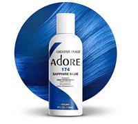 Adore Colorant capillaire semi-permanent Shining – Bleu saphir (174) – 118 ml
