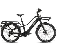 ADORE Vélo de Ville Cargo Electrique 26" CX-501 Moteur Central Noir mat 292E