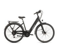 ADORE Vélo de Ville Electrique 28"" CV-180 Moteur arrière 7 Vitesses Noir mat