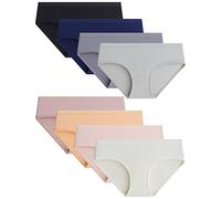 Adorel Culotte Coton Slip sous-vêtement Uni Fille Lot de 8 Uni 15-17 Ans (Taille Fabricant: XL)