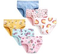 Adorel Culotte Pur Coton Slip sous-vêtement Fille Lot de 6 Cœur 2-3 Ans (Taille Fabricant: 100)