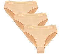 Adorel Slip Danse Coton Ballet Culotte Panty Fille Lot de 3 Chair 6-7 Ans (Taille Fabricant 120)