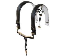 ADORENCE Bandoulière allongée pour saxophone - Cuir véritable, entièrement fait à la main, ne crispe pas la nuque, bandoulière de saxo basse ténor alto