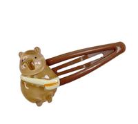 Adorkable Pince à cheveux en forme d'animal de dessin animé pour filles enfants Barrettes rongeurs Capybaras Épingles à cheveux faites à la main Jolies épingles à cheveux