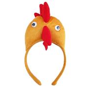 Adorkable Serre-tête en forme de poule pour bal de fin d'année, anniversaire, Ye tridimensionnel