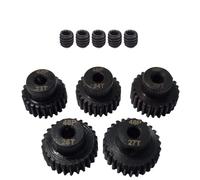 ADORLY Engrenage à pignon 48P en acier 23T 24T 25T 26T 27T 3,175 mm pour Traxxas 1/16 Mini E-Revo Drag Slash Vxl 4-Tec Bandit Moteur à engrenage