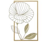 ADORNO PARED METAL HOJA DORADO_38X51X3CM