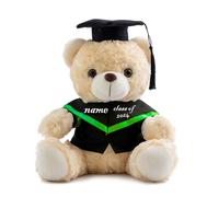 ADORSUN Nounours Personnalisé avec Texte Personnalisé, Nounours Personnalisé pour la Remise des Diplômes, Cadeau de Fin D'études pour Elle 2024 (20cm-Texte)