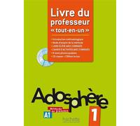 Adosphère 1 - Livre du professeur (A1) - Marie-Laure Poletti - Hachette F.l.e. - broché - Méthode de langue
