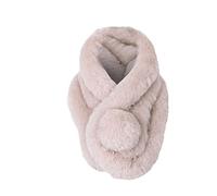 ADOSSAC Echarpe Hiver Chaude Femme Écharpe à Fausse fourrure de Couleur Pure Écharpe Femme Tour de Cou Chaud Foulard Foulard épais pour femmes Super doux et confortable, Cadeau pour petite amie