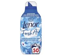 Adoucissant Lenor Fresh Air 50 Lavages, 700ml, Fraîcheur Matinale - Frais! Comme si séché en plein air