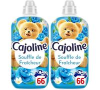 Adoucissant linge liquide Souffle de Fraîcheur Créations parfum et fraîcheur 66 lavages 1,386L(Lot de 2)