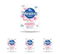 Adoucissant Linge MINIDOU Fleurs d'Amandier Doypack 1L - 50 Lavages | Élimine les Odeurs Désagréables et Laisse un Parfum Frais Durable | Compatible avec Tous les Types de Vêtements (Lot de 4)