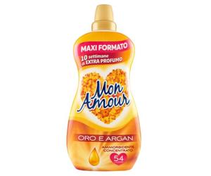 Adoucissant liquide concentré Paglieri Mon Amour - Or et argan - 54 lavages - 1350 ml