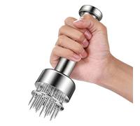 Adoucisseur d'aiguilles - Outil manuel de perforation, adoucisseur de viande en métal avec 21 aiguilles, pour la cuisine à la maison pour cuisiner du porc, du bœuf, du steak et de la volaille