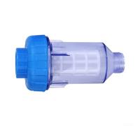 Adoucisseur d'eau et filtre gradué pour machines à laver, douches et toilettes - Système de filtration d'eau dure transparent avec boîtier transparent pour une surveillance facile et (2)
