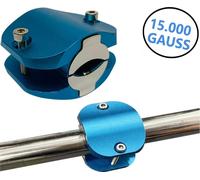 Adoucisseur d'eau magnétique 15.000 Gauss - Adoucisseur d'eau professionnel magnétique - Détartrant eau conduite - Bleu - Anti calcaire