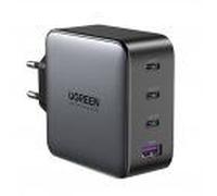 UGREEN USB-A+3xUSB-C 100W GaN Wall Charger USB C-C Cable Black
