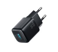 Ładowarka sieciowa USB-A USB-C 33W - czarna