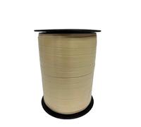 AdP - Bobine de Ruban Bolduc - 500mx7mm - Ruban décoratif cadeau, DIY, Emballage Cadeau, fêtes noël, anniversaires (BEIGE/167)