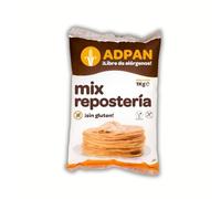 ADPAN - Mélange pour pâtisserie sans gluten - Farine spéciale pour desserts maison, préparation végétalienne sans allergènes, idéale pour gâteaux, biscuits, muffins et tartes/Format économique 1 kg.
