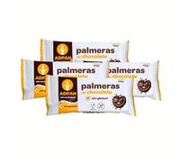 ADPAN Palmiers au Chocolat Sans Gluten et Sans Lactose | Lot de 4 x 100g | Biscuits Feuilletés Croustillants | Sans Allergènes | Idéals pour Snacks et Goûters