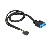 - Adpatateur interne USB - embase USB à 9 broches (F) pour tête 19 broches USB 3.0 (M) - 45 cm - noir