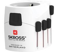 Adpatateur Secteur Monde Skross Pro 3 Pôles Blanc