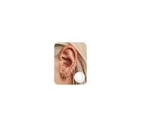 Adramata 10Pcs Piercing Nez Anneaux Acier Chirurgical Cartilage Boucles d'oreilles pour Homme Femme 16G/18G Helix Anneaux 6-12mm Conch Tragus Daith Rook Piercing Oreille Or/Argent