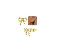 Adramata Boucles d'Oreilles Femme Argent 925 Hypoallergéniques Cartilage Hélix Piercing Oreille Étoile Nœud Papillon Croix Boucle d'Oreille Argent Or pour Femme Fille