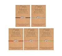Adramata Bracelets d'Amitié Bracelet d'Ami Promise Bracelets de Relation Assortis pour Meilleurs Amis Couple Famille