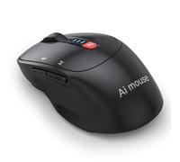 ADREAMER Souris AI GPT, recherche d'entrée vocale, traduction vocale et mot, sortie de document, génération de code, analyse SWOT, peinture AI, écriture AI, rechargeable, pour Windows 7/8/10/11 Mac