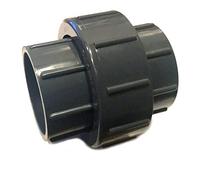 Adrenalin-Fishing Adaptateur de raccord en PVC, diamètre de 63 mm, avec 2 manchons adhésifs, idéal pour la construction de tuyaux sur l'étang de coï