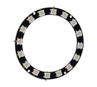 Adressable WS2812 Anneau LED 12 pixels Module de lumière ronde pour Arduino R3 pour Raspberry Pi DIY Éclairage de scène Décoration 5 V Alimentation (16 LED)