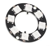 Adressable WS2812 Anneau LED 12 pixels Module de lumière ronde pour Arduino R3 pour Raspberry Pi DIY Éclairage de scène Décoration 5 V Alimentation (8 LED)