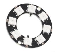 Adressable WS2812 Anneau LED 5050 Full Color Pixel Module pour Arduino pour Raspberry Pi Stage Light DIY Projects 5V Power (8LED)