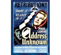 Adresse Unknown (1944) DVD Paul Lukas, K. T.Stevens, Carl Esmond, Peter Van