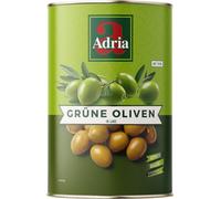Adria Olives vertes dénoyautées en saumure salées au goût 4250ml