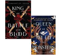 Adrian X Isolde Series Collection 2 livres de Scarlett St Clair (roi de la bataille et du sang, reine des mythes et des monstres)