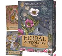Adriana Ayales Herbal Astrology Orakel: 55 Karten mit Botschaften und A (Poche)