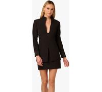 Adrianna Papell Adrianna Papell Black Adrianna By Stretch Crepe Mini Dress Black EU 36 (UK 8)
