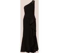 Adrianna Papell Adrianna Papell Black Studio Beaded Knit Crepe Dress Black EU 40 (UK 12)