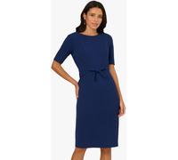 Adrianna Papell Adrianna Papell Blue Navy Bow Front Sheath Dress Blue Navy 18